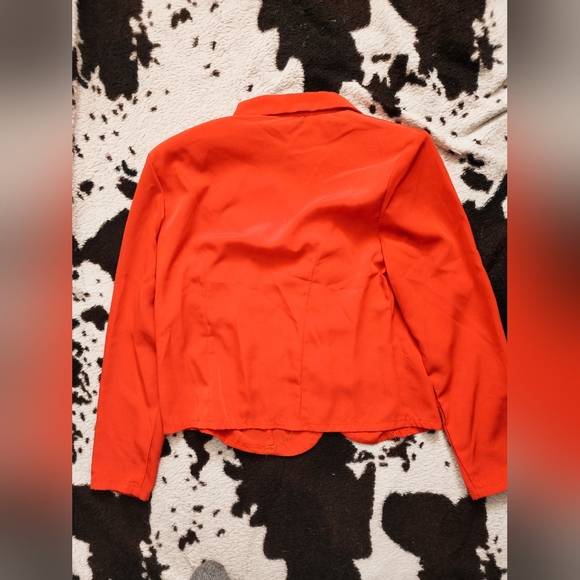 WOMEN'S 80'S/90'S BLAZER/TOP - RED - Picture 3 of 4